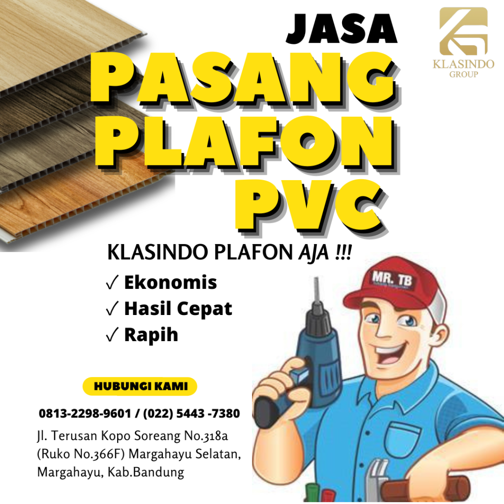 Cara Pasang Plafon PVC