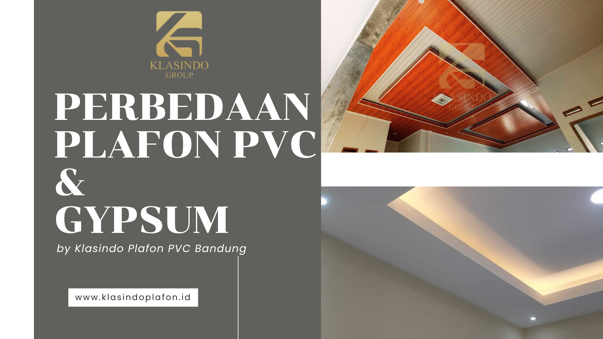 Perbedaan Plafon PVC & Gypsum