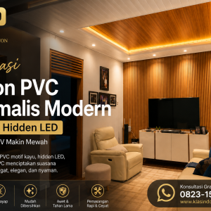 inspirasi plafon pvc minimalis