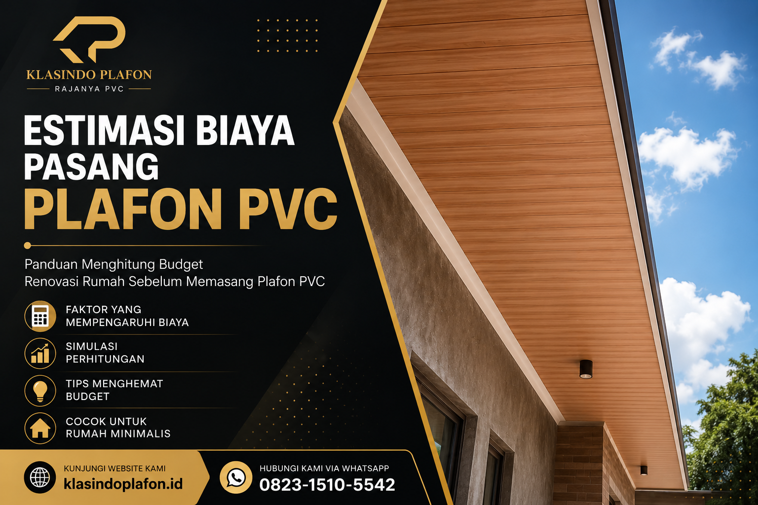 estimasi biaya plafon pvc